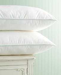 Martha Stewart Collection "Faux Bois" Synthetic Pillows, Standard/Queen 2 Pack