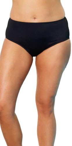 Aquabelle Women's Plus Size esistant! Aquabelle Black Brief