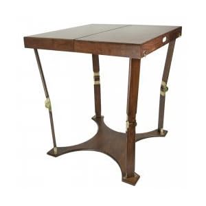 Folding Cafe Table - Mahogany by SPIDERLEGS