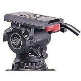 Sachtler DV 8/100 SB Speed Balance Pro Video Fluid Head with a 100mm Ball Base, 5 + 5 Damping, & Slide Plate, Maximum Load 26.4 lbs.