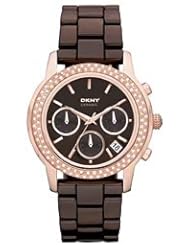 DKNY Ceramic Chronograph with Glitz Womens watch #NY8534
