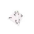 Chessex Opaque 16mm White and black d4