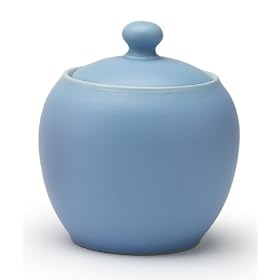 Noritake Colorwave Sky Sugar Bowl with Cover by Noritake