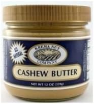 Krema Natural Cashew Butter, 12 Ounce -- 12 per case.