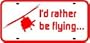 HELICOPTER LICENSE PLATE sign *st plane