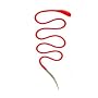 Fusionbrands The Food Loop Lace Silicone Lacing Tool, Orange
