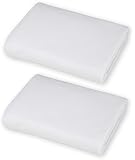 American Baby Company 100% Cotton Value Jersey Knit Fitted Portable/Mini Crib Sheet, White, 2 Count