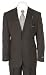 Elegant Brown Nail Head Style Mens Peak Lapel Suit (556-1-999)