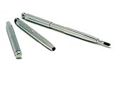 Retractable Lip Brush Silver Tone