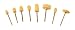8-Piece Premium-Grade Felt Buffing & Polishing Bit Set for Rotary Tools - 1/8