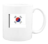 Mug with Korea, Korean, flag, South