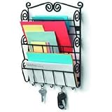 Office Products : Scroll Mail Organizer & Key Rack