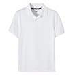 Boys' Cherokee&reg; Short-Sleeve Uniform Polo - White