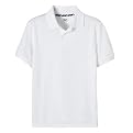 Boys' Cherokee&reg; Short-Sleeve Uniform Polo - White