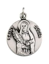 14K Yellow Gold 18.00 mm St. Julia Medal