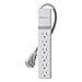 Belkin BE10600010 Home/Office Surge Protector, 6 Outlets, 10 ft Cord, 720 Joules, White