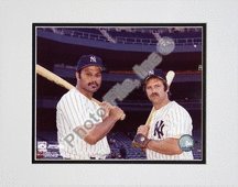 Photo File New York Yankees T. Munson & C. Chambliss Matted Photo