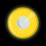 Funky Eyes Fashion Contact Lenses with Soloution & Case - UV Yellow (30 days)
