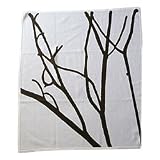 Pink Twig Cashmere Baby Receiving Blanket by Lucky Jade