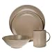 KHAKI CARGO CREAM SALAD PLATE