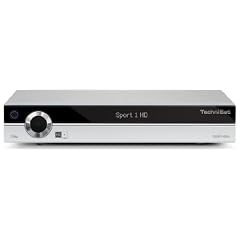 TechniSat DIGIT HD8+ HDTV-Sat-Receiver (HDMI, 2x Scart, 2x USB 2.0, HD+ Karte) silber