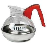 12-Cup Coffee Carafe for Pour-O-Matic Bunn Coffee Makers, Orange Handle