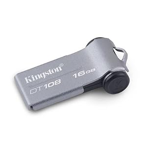 Kingston DataTraveler 108 16 GB Flash Drive DT108/16GBZ