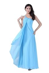 A-line One Shoulder Chiffon Natural   Waistline Evening Dress/Bridesmaid Dress/Prom Dress/Party Dress 