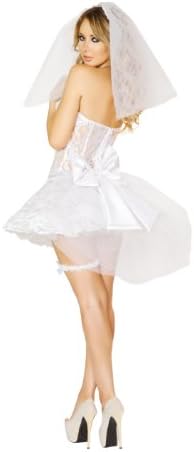 Sexy Newlywed Bride Costume - SMALL