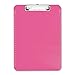 5 Clipboard Muti Pack (Clear, Smoke, Orange, Green, Pink) 1 of each - 9 by 12 inch