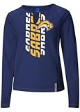 Reebok Buffalo Sabres Women's Astronomy Split Neck Long Sleeve Shirt - Buffalo Sabres Extra Large