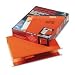 Pendaflex 4152X2ORA Hanging Box Bottom Folder w/Infopocket, Orange, Letter, 2 Cap., 25/box