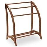 Blanket Rack-Store and Display Your Best Linens (Antique Walnut) (36H x 30W x 20D)