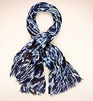 Per Una Abstract Print Crinkle Scarves