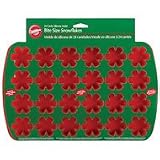 Mini 24-Cavity Bite-Size Silicone Baking Mold: Snowflake On Sale