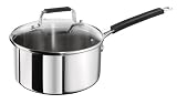 Tefal by Jamie Oliver 16 cm Stainless Steel Saucepan with Lid