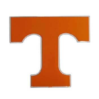 NCAA Tennessee Volunteers Car Magnet "T" (Large, 2 Pack)