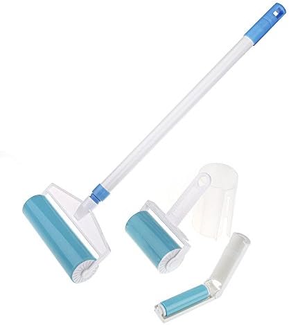 Washable Sticky 3 Piece Lint Dirt Fluff Fabric Cloth Remover Roller Pet Hair