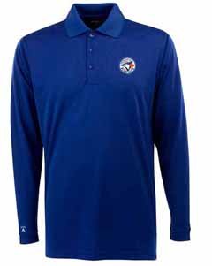 Toronto Blue Jays Long Sleeve Polo Shirt (Team Color) - Medium