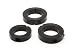 Mr-S-Leather Tri-Hinged Cock and Ball Ring - Black