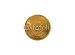 Wallmonkeys Peel and Stick Wall Decals - Krugerrand Gold Bullion Coin - Removable Graphic