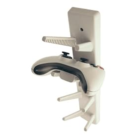 Video Game Controller Rack - The Armory - Holds Xbox 360 Wireless Game Controller, USB or Sony Playstation 3 Sixaxis - OFF White