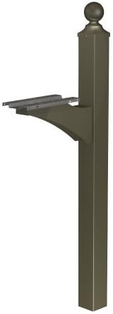 Postmaster ES200VB0 EastPointe Textured Bronze Mailbox Post by PostMaster