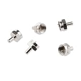 【ノーブランド品】5個　 F-Type 　75 Ohms 　 ターミネータ　同軸ケーブル　端子コネクタ