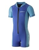 Childrens Shorty Wetsuit - Blue Childrens Shorty Wetsuit - Blue