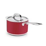 Review Blinq QSP061 / blinQ 4.5 Quart Covered Saucepan Berry Red