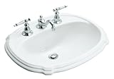 KOHLER K-2189-8-0 Portrait Self-Rimming Lavatory, White