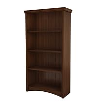South Shore Furniture Gascony Collection Bookcase, Sumptuous Cherry