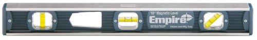 Empire Level 581-18 Magnetic Tradesman Aluminum Level, 18-Inch