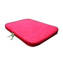 Acer Aspire One 531 10.1" Netbook CaseCrown Check Point Friendly Double Memory Foam Laptop Sleeve - Hot Pink Faux Suede
